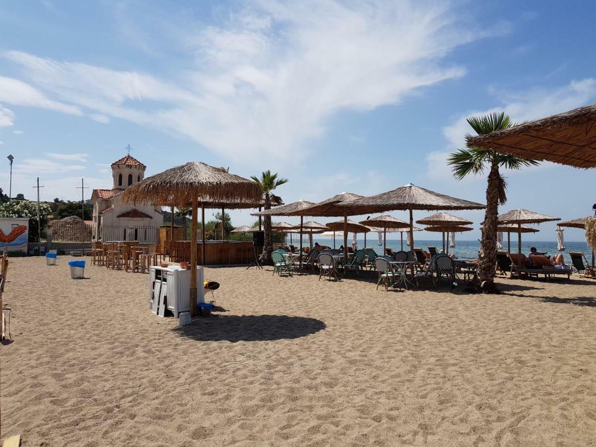 Studio On The Beach With Private Garden Ajía Triáda Eksteriør bilde