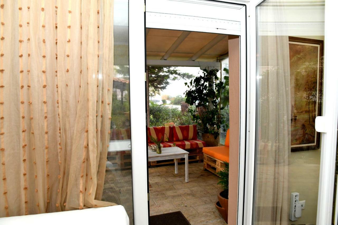 Studio On The Beach With Private Garden Ajía Triáda Eksteriør bilde