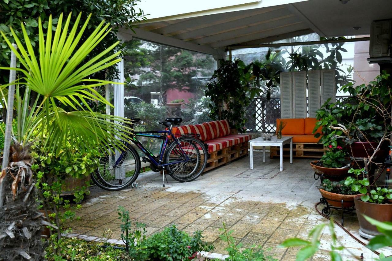 Studio On The Beach With Private Garden Ajía Triáda Eksteriør bilde